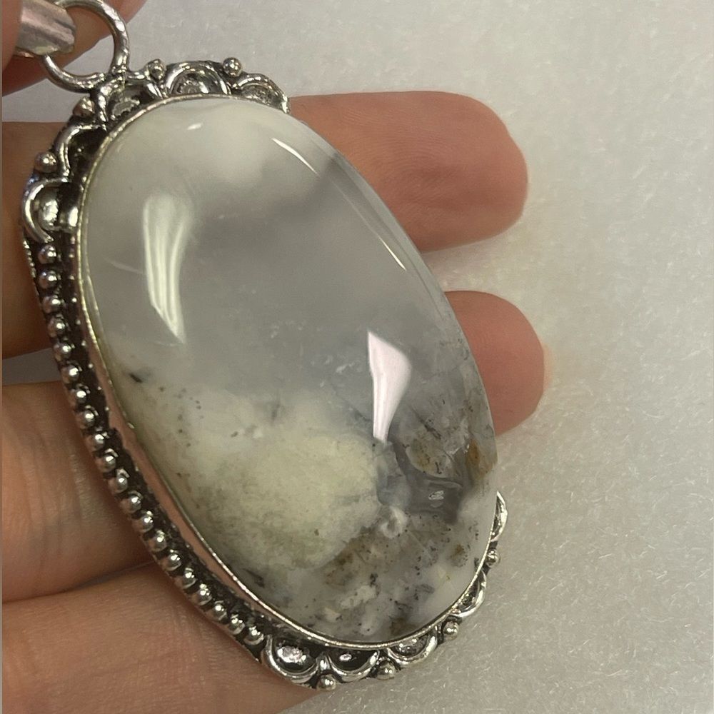 Dendritic Agate Pendant